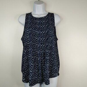 Ann Taylor Factory Sleveless Flowy Top Size M